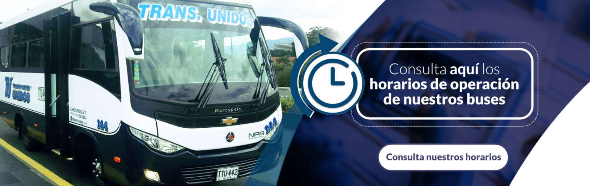 Horarios de operación